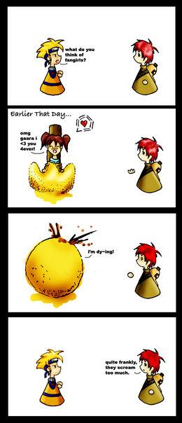 How Gaara Deals with Fangirls